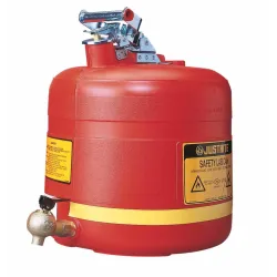 Safety container for flammable substances, polyethylene, tap facilitating dispensing, 19 l, FM