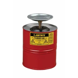 Safety, plunger can for flammable substances, steel, 4 l, FM, TÜV