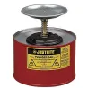 Safety piston container for flammable substances, steel, 0.5 l, FM, TÜV