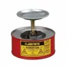 Safety piston container for flammable substances, steel, 1 l, FM, TÜV