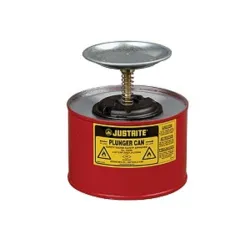 Safety plunger can for flammable substances, steel, 2 l, FM, TÜV