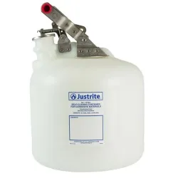 Protective container for acids and alkalis, wide mouth, polyethylene, swing handle, 9 l