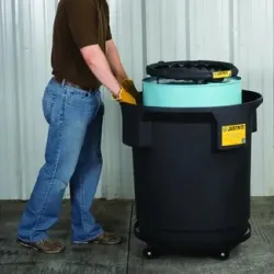 Protective container for a drum, polyethylene, 250 l