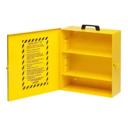 Industrial LOTO station lockout box 355 x 406 x 152 mm