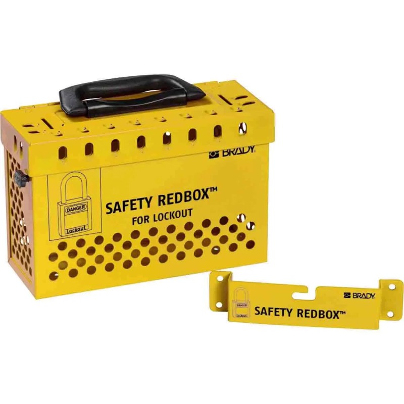 Skrzynka blokowania grupowego SAFETY REDBOX™ 236 x 92 x 155 mm