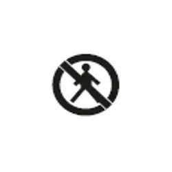 MONO ALU symbol 4signal color 100W - no pedestrian traffic