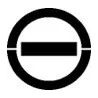 Symbol MONO ALU color 4signal 100W - no entry
