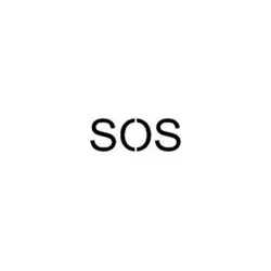 Symbol MONO ALU color 4signal 100W - "SOS"