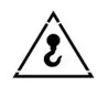 Symbol MONO ALU color 4signal 100W - warning sign, hook