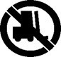 Symbol MONO ALU kolor 4signal 100W - zakaz ruchu dla wózków widłowych