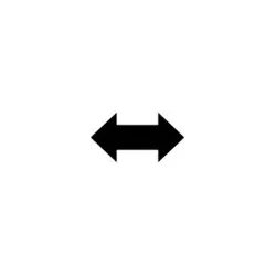Symbol MONO ALU color 4signal 100W - double-sided arrow