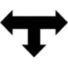 Symbol MONO ALU color 4signal 100W - three arrows, broken
