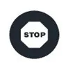 MONO symbol 4signal color 100W - "STOP" full