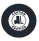 Symbol MONO kolor 4signal 100W - wózek widłowy, 2 napisy "CAUTION"