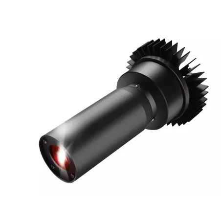 LED safety projector 4signal 50W, red