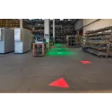 Projektor bezpieczeństwa LED 4signal 50W, niebieski