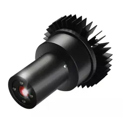 LED safety spotlight 4signal 25W, red