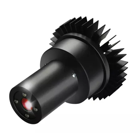 LED safety projector 4signal 25W, red