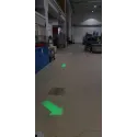 4signal LED safety projector 25W, green