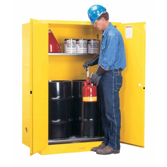 Szafa zabezpieczająca 2 x 110 l dwudrzwiowa zamknięcie automatyczne 1651 x 1092 x 864 mm