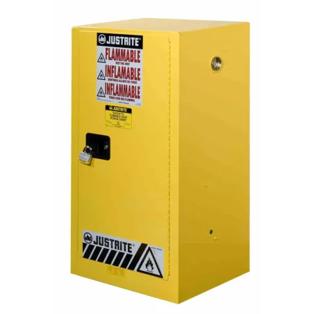 Szafa zabezpieczająca 57 l jednodrzwiowa zamknięcie automatyczne 1118 x 591 x 457 mm