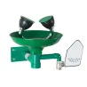 Wall-mounted eye wash station