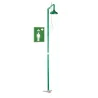 Floor-mounted safety shower