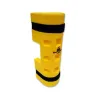 Flexible shelf leg cover 3" / 75 mm with cutout for the lower beam