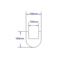 Elastyczna osłona nogi regału 4" / 100 mm