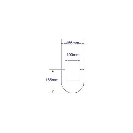 Elastyczna osłona nogi regału 4" / 100 mm
