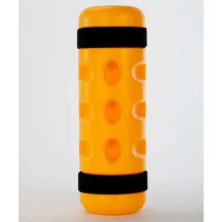 Flexible three-sided shelf leg cover 3"/75 mm, corner