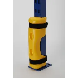 Flexible three-sided shelf leg cover 3.5"/90 mm
