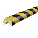 Black-yellow profile type A+ corner protection