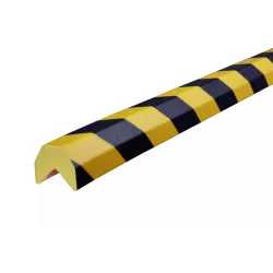 Black-yellow AA-type corner protection profile