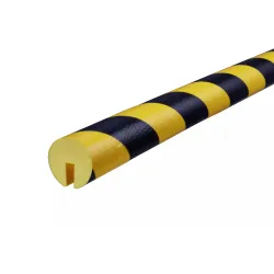 Black-yellow profile type B edge protection