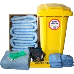 Mobile oil-only sorbent kit 120 liters