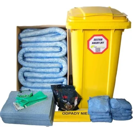 Mobile oil-only absorbent kit 120 liters