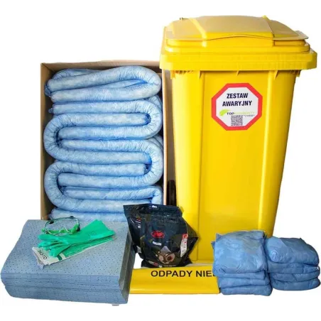 Mobile absorbent kit for oil only 240 liters