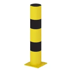 Post guard, yellow-black, Ø 108 x 1000 mm
