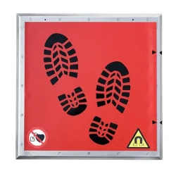 Magnetic mat, steel frame 900 x 600 mm