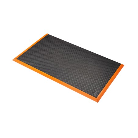 Mata ergonomiczna, antypoślizgowa F49, 66 x 102 cm, czarno-pomarańczowa Mata ergonomiczna, antypoślizgowa F49, 66 x 102 cm, czarno-pomarańczowa