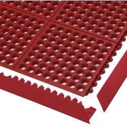 Modular drainage mat, oil-resistant E50RD, 91 cm x 91 cm
