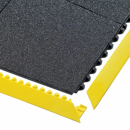 Modular, ergonomic, anti-slip mat H56 FR, 91 x 91 cm, black