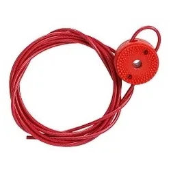 Cable in a sheath with mounting for a universal valve lockout 2.44 m