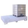 Wanna wychwytowa z kratownicą i stopami, stalowa ocynkowana pod 2 IBC 1300 x 2300 x 430 mm