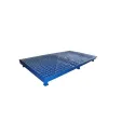 Wanna wychwytowa z kratownicą i stopami, stalowa lakierowana ECONOMY pod 2 IBC 1300 x 2300 x 200 mm