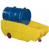 Mobile workstation for 1 205 l drum, 1600 x 740 x 640 mm
