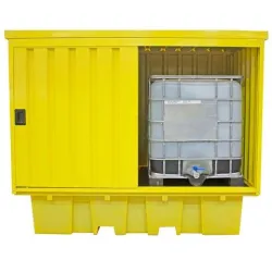 Workstation for 2 IBCs 2625 x 1430 x 2110 mm