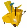 Polyethylene sorbent trolley 1360 x 710 x 965 mm, yellow