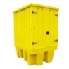 Stanowisko robocze pod 1 IBC 1840 x 1425 x 2405 mm, żółte